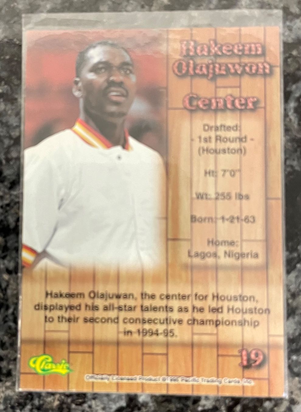 Nba Sammelbilder & Trading cards: NBA Hakeem Olajuwon Classic the Dream Card – Neu (gemäss Beschreibung) aus Muttenz von joba23 1
