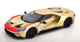 FORD GT HERITAGE ED 2022 HELL-GOLD/ROT 1:18 GT-SPIRIT