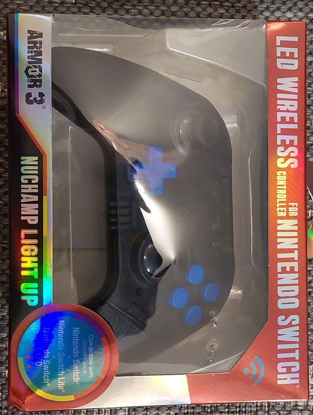 Spiele: Armor 3 Nuchamp Light Up Nintendo Switch Controller – Neu (gemäss Beschreibung) aus Egolzwil von mobiledeluxe