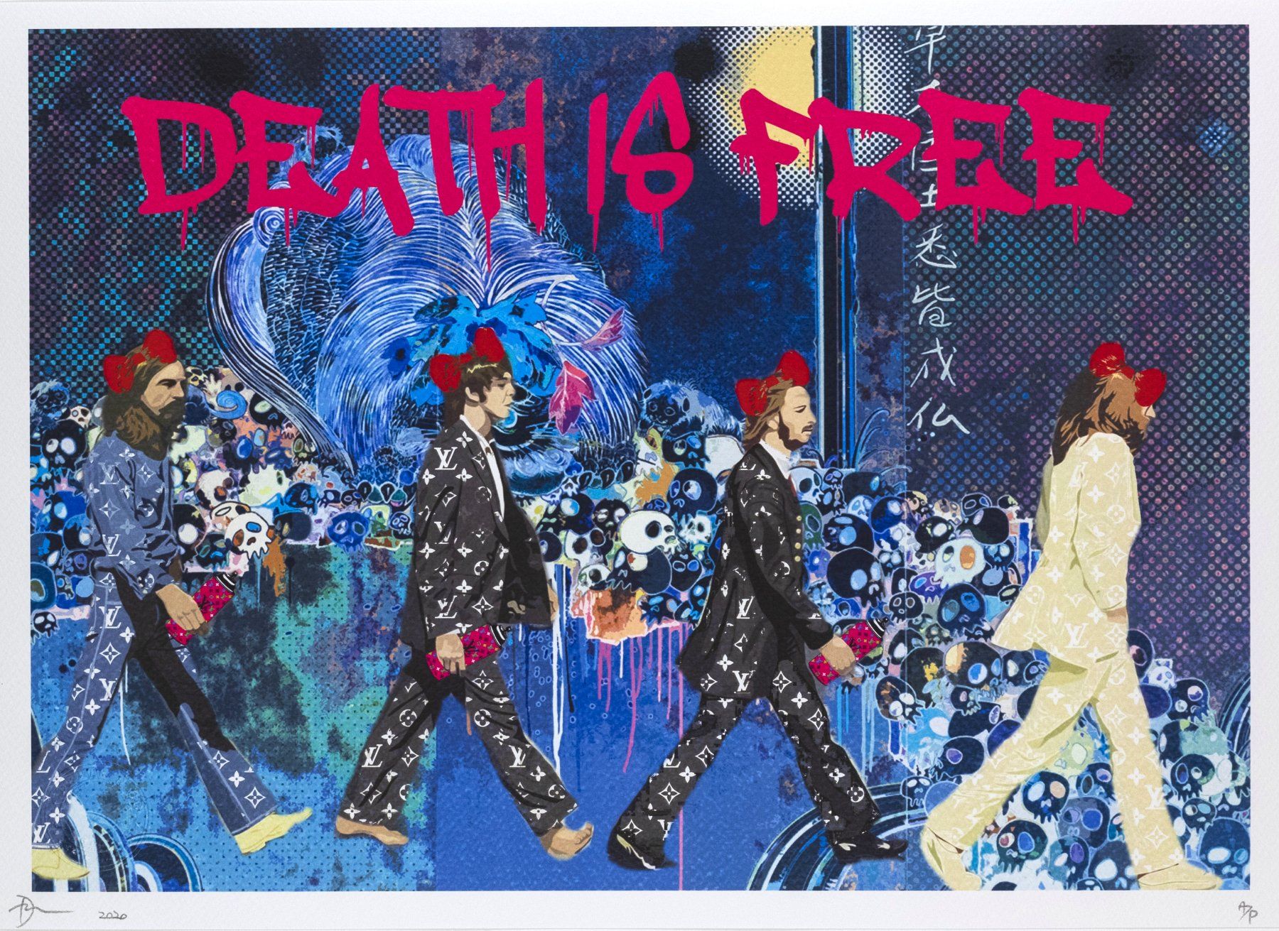 Foto & Immagini: Death, Beatles, limitierter Kunstdruck – Nuovo (secondo la descrizione) da Masein venduto da KunstvonFrauen