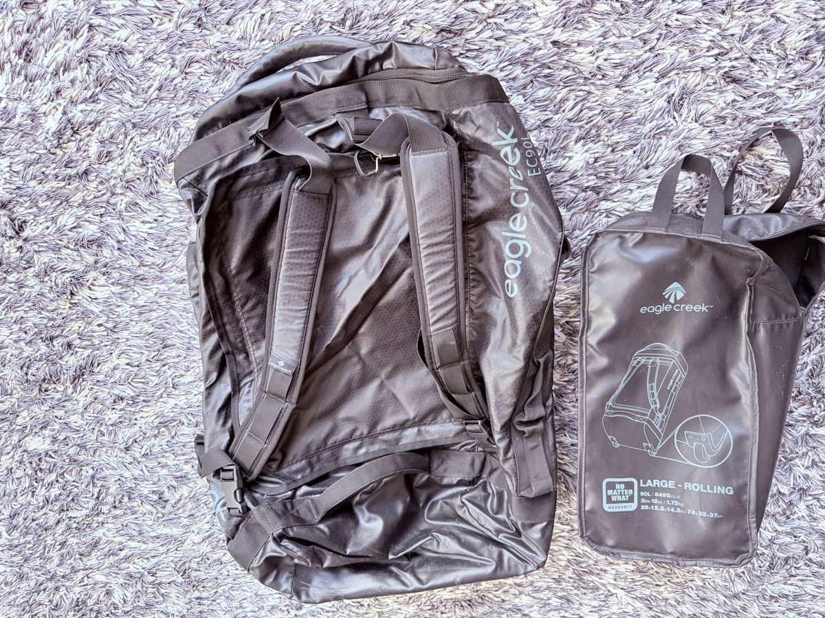 Rucksäcke: Faltbare Reisetasche, Large 90l, Rollen-,Rucksack, s.leicht – Gebraucht aus Domat/Ems von PPatrol 1