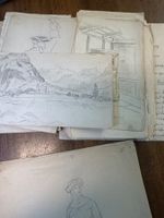 Karl Jauslin Historienmaler 1842-1904 Original Arbeitsmappe