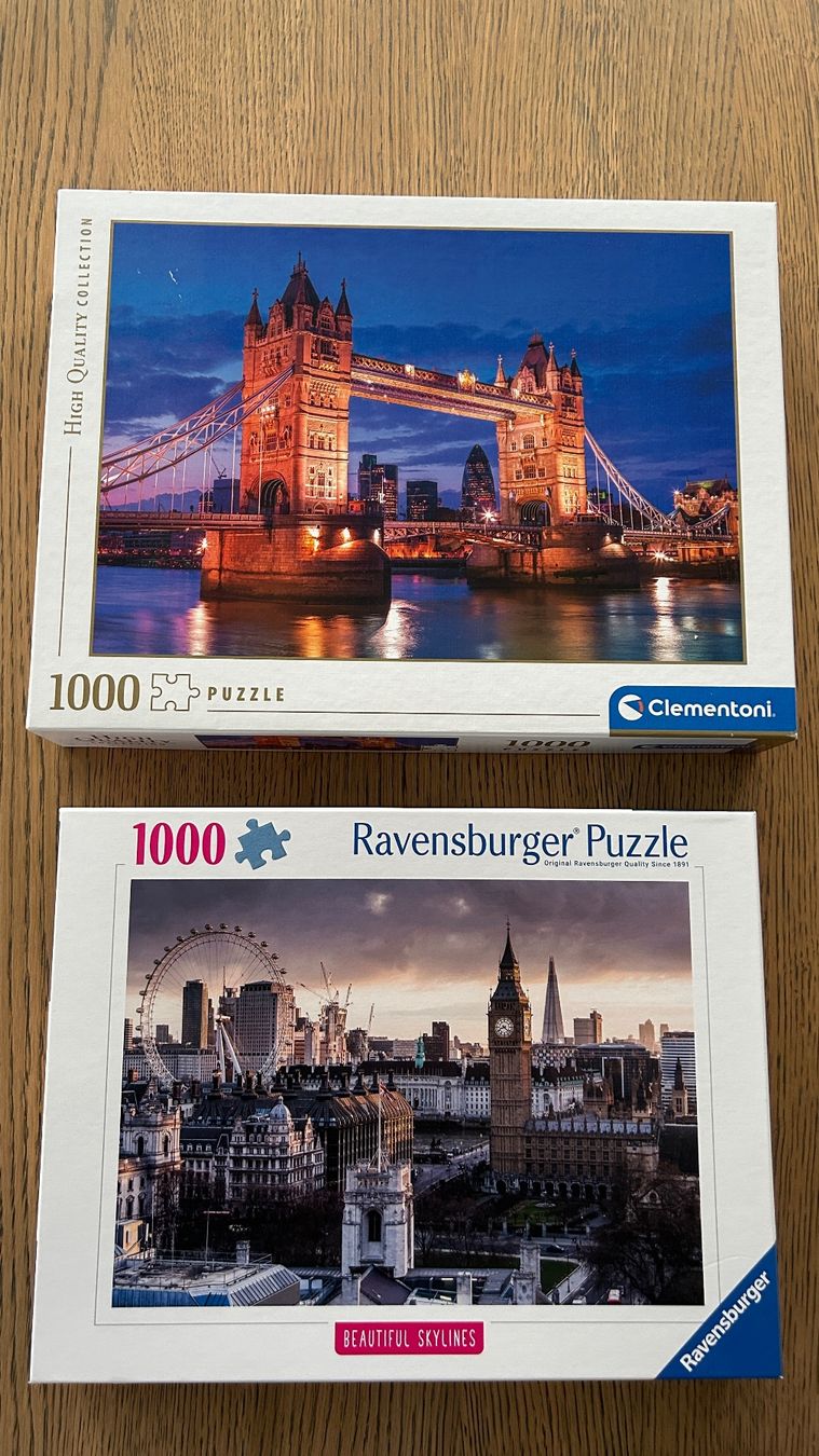Puzzle: Puzzles 1000 Teile, 2 Stück – Usato da Inwil venduto da Madaco
