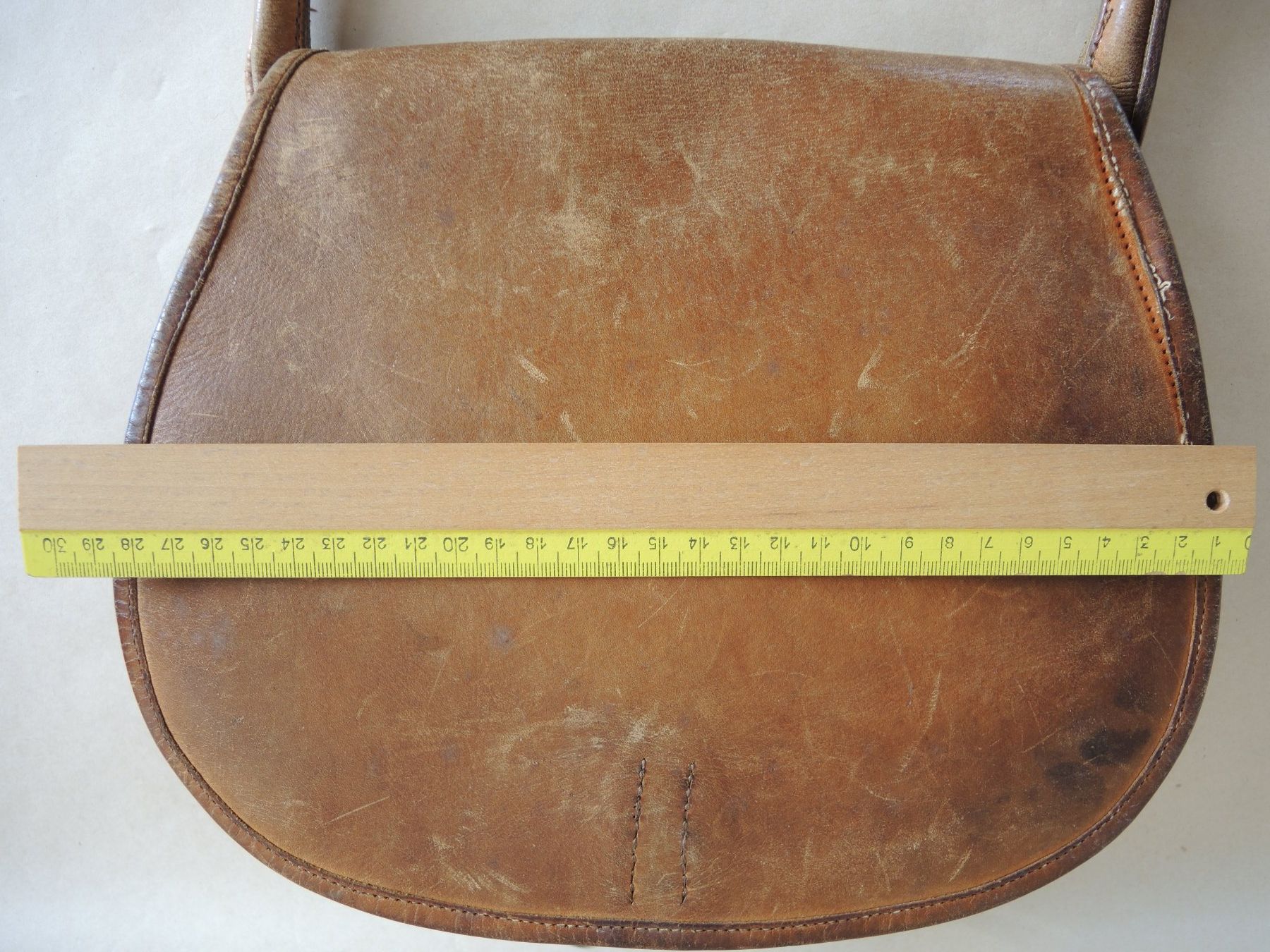 Taschen: Vintage Ledertasche  Umhängetasche  Echtleder – Gebraucht aus Rorschach von maeck8 9