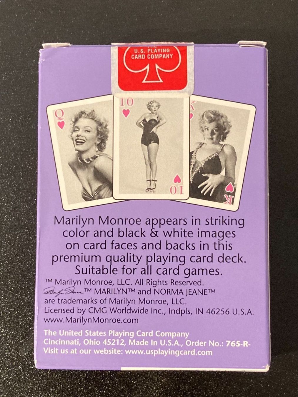 Giochi: Spielkarten Marilyn Monroe – Nuovo e nell'imballaggio originale da Einsiedeln venduto da Brocki59 2