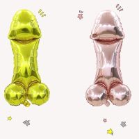 Junggesellinnenparty HenStag 80cm Dekor Balloon Penis