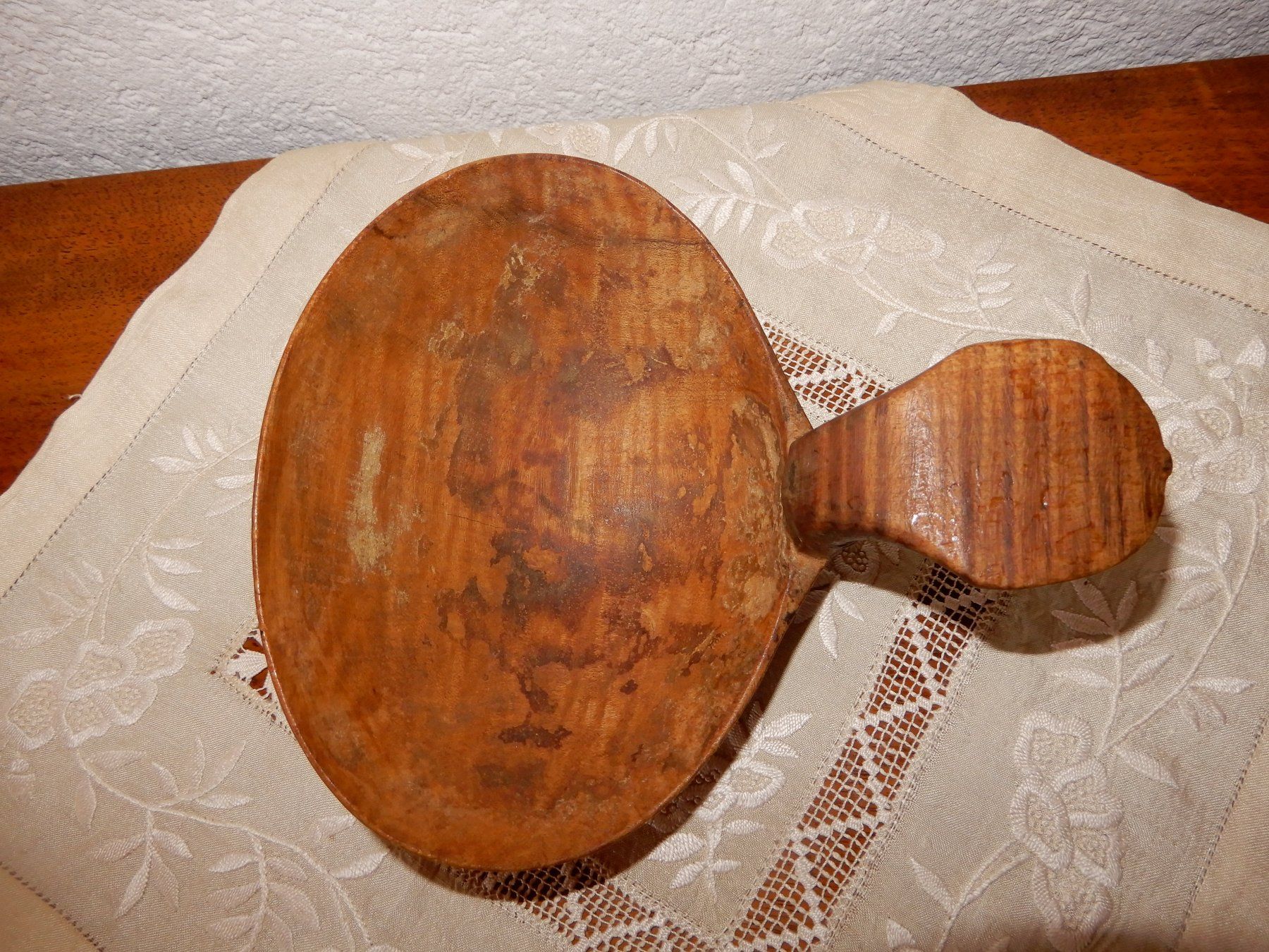 Cucchiai: Antiker Holz - Rahmlöffel Simmental um 1880 – Usato da Senèdes venduto da Mutzli52 1