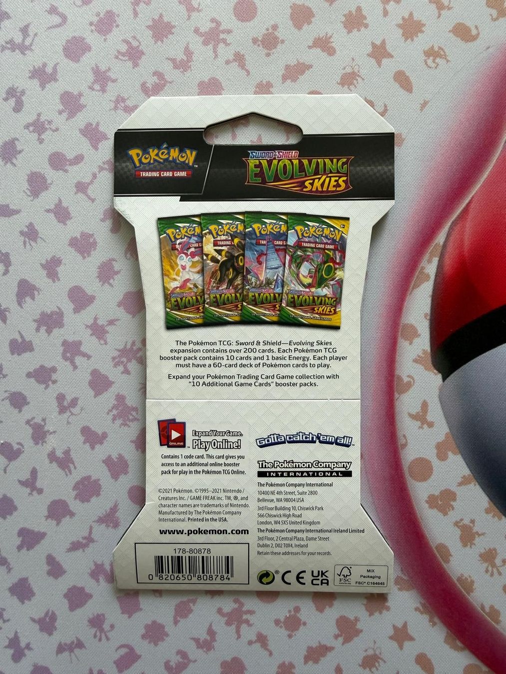 Pokémon Carte collezionabili: Pokemon Evolving Skies Booster Pack neu versiegelt – Nuovo (secondo la descrizione) da Wil SG venduto da arschi 1