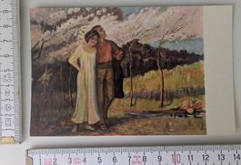 Alte Frühlings-Postkarte "Der Lenz ist da", ungebraucht