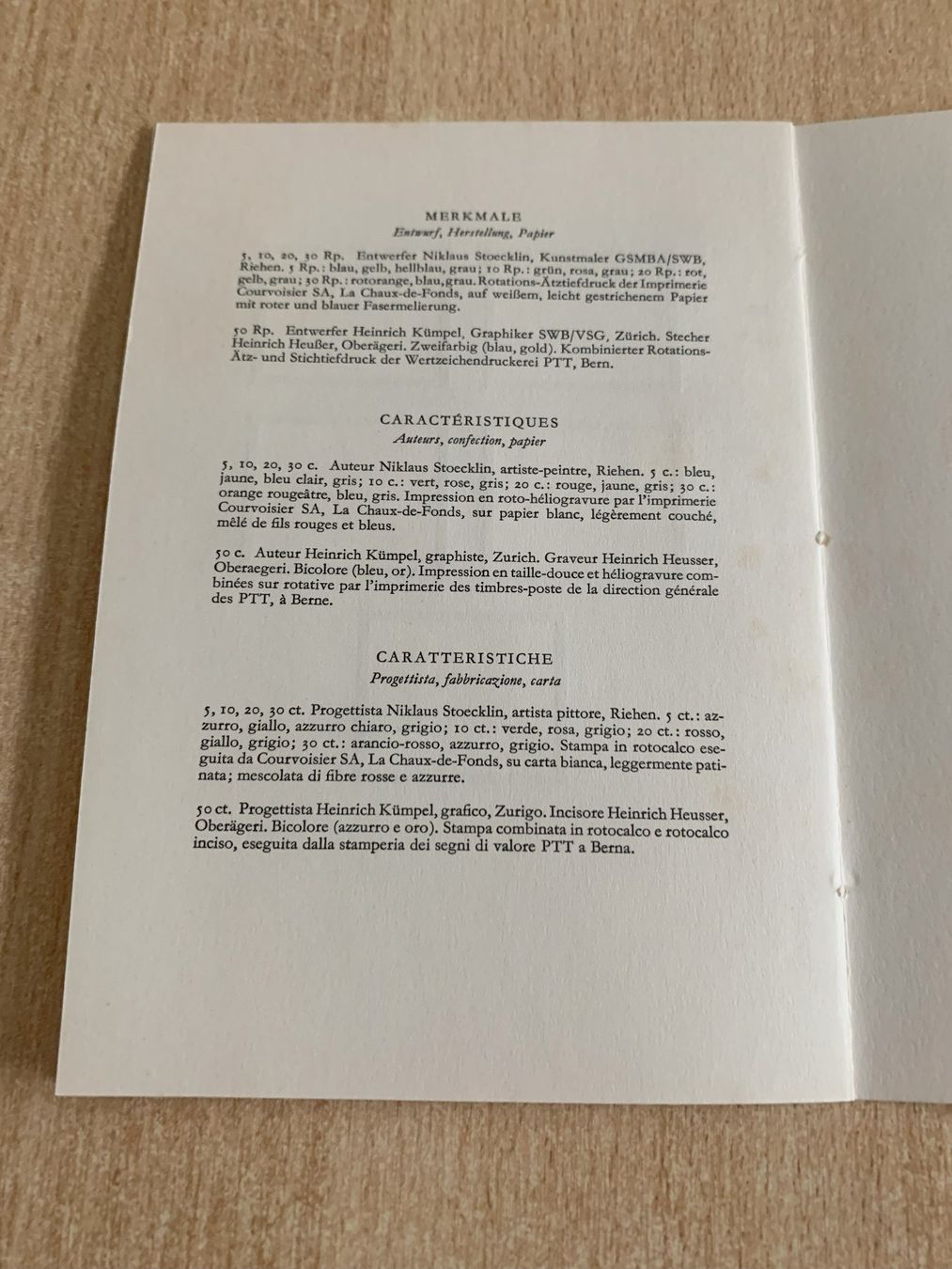 Alle Briefmarken: Heft mit 5 Pro Patria Briefmarken 1960 – Gebraucht aus Reinach BL von Grolifcb 3
