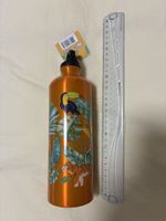 Drinking bottle orange jungle print new with tag