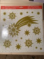 4x Weihnachts-Fensterbilder, Sticker, neu & OVP