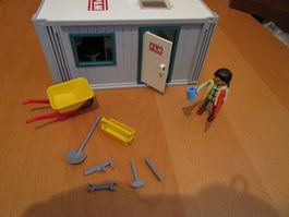 Playmobil - Baucontainer P& M ,  Bau