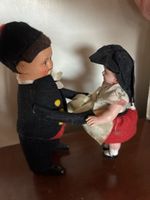 Schucco Antik Tanzpuppen Paar Tracht guter Zustand 7cm