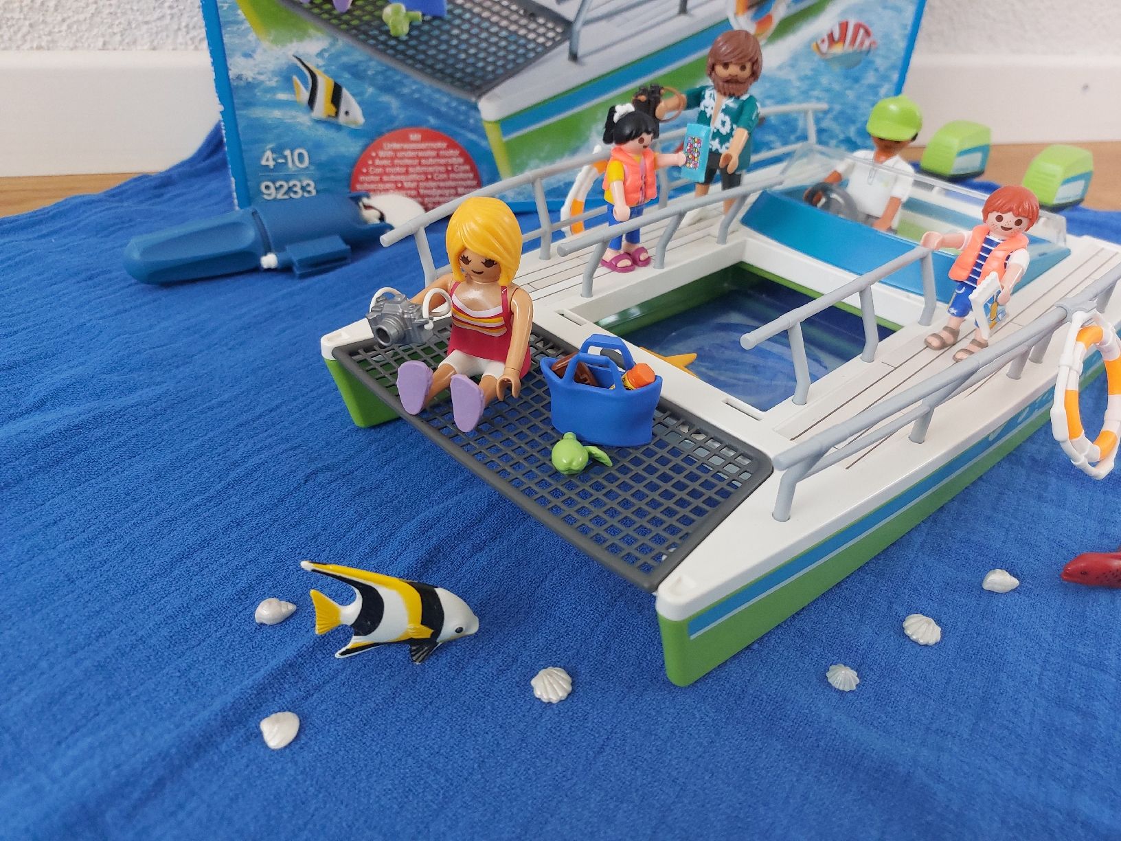 Playmobil Giocattoli: PLAYMOBIL 9233 Glasbodenboot mit Unterwassermotor – Usato da Balterswil venduto da Steineparadies 1
