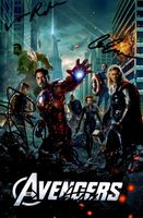 THE AVENGERS top CAST / TOP AUTOGRAMME