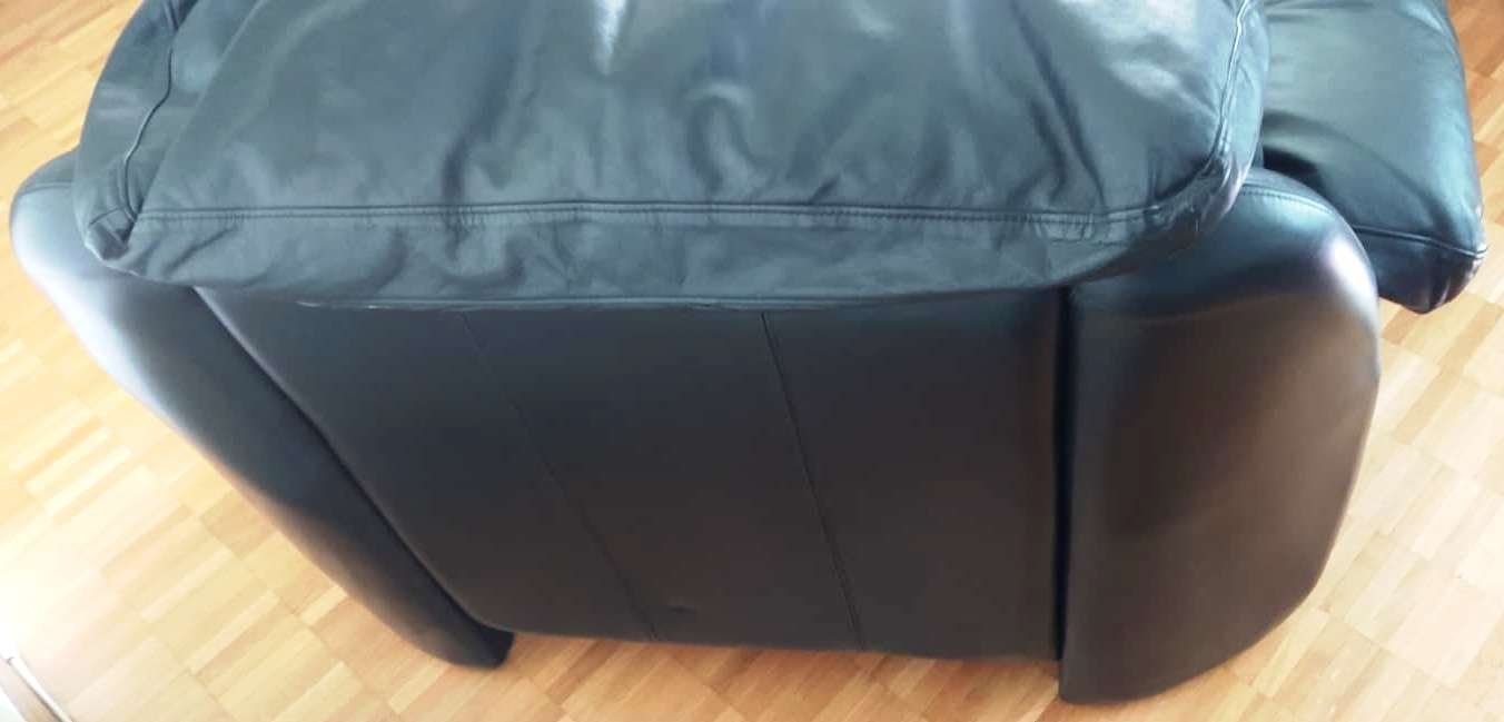 Divani: Ledersessel /  Sofa aus 100% echtem Leder, Schwarz – Usato da Zürich venduto da 1-2-3-Kaufen 8