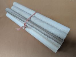 Reststücke Rundstab glatt Buche roh Ø 25 mm, 29cm lang