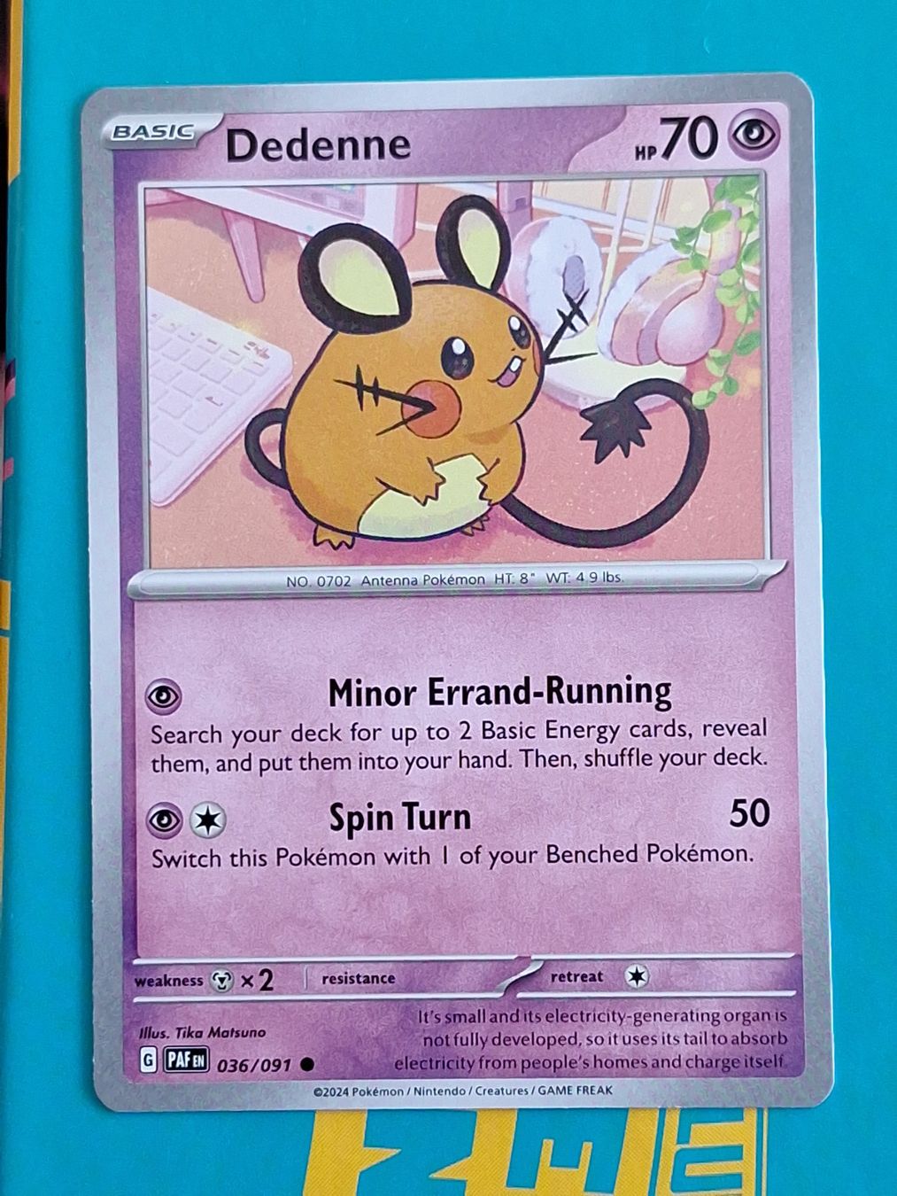 Pokémon Sammelbilder & Trading cards: Dedenne - Pokemon Paldean Fates – Gebraucht aus Altstätten SG von GGsGameshop