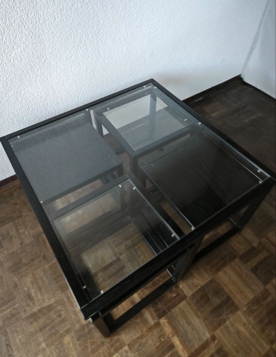 Tische: Schöner Glas Couchtisch, Schwarz, Top Zustand – Gebraucht aus Wohlen AG von Noma2 1
