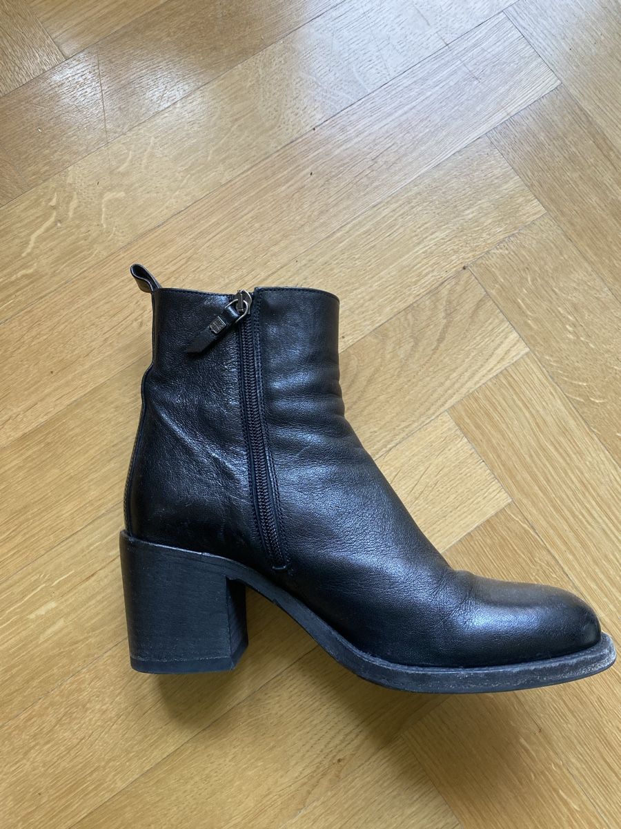 Scarpe da donna: Pantanetti Leder Stiefeletten schwarz – Usato da Zürich venduto da happycastle 1