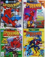 SPIDER-MAN LOT 4 MAGAZINE WITH TRADING CARDS MARVEL 1994‪