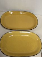 2x Original Rössler Design Platte Servierplatte