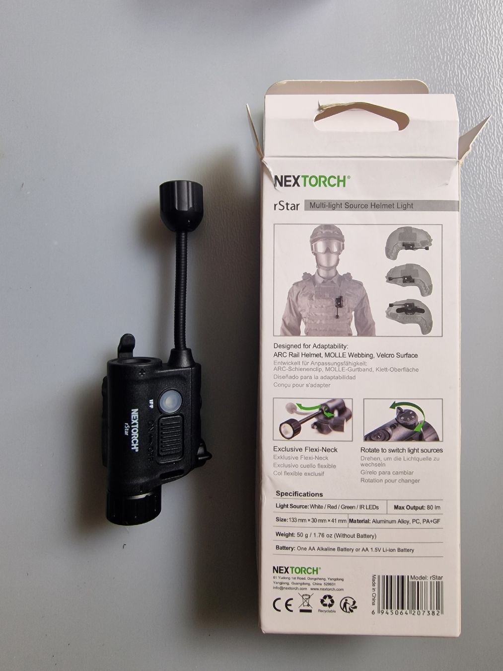Lampen: Nextorch Taktische LED-Helmlampe rSTAR – Neu und originalverpackt aus Feusisberg von luk_5zkg 2