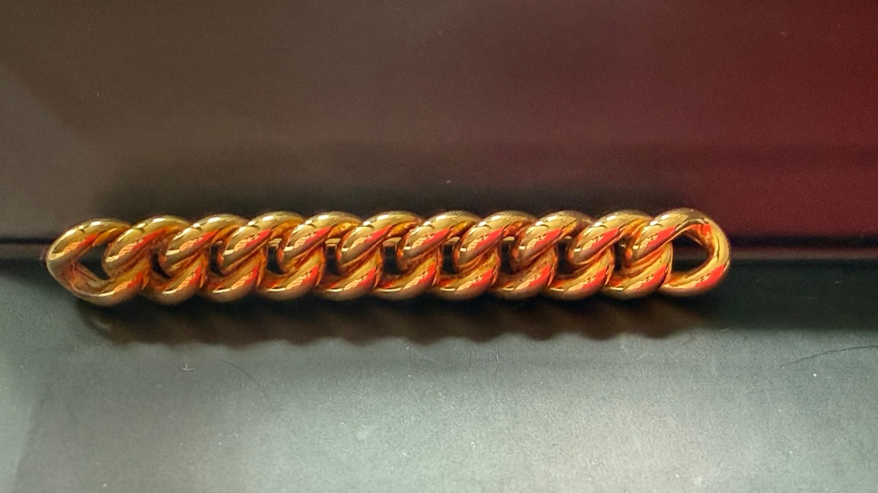 Broches & Aiguilles: Brosche, Panzer-Muster, 750er Gold, Vintage – D'occasion à Zürich par leo0105 2