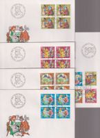 PJ-FDC-Serie 1985. Mit 4-er-Block's.