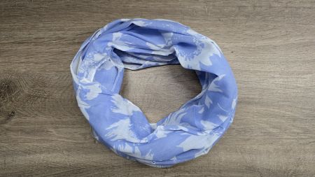 NEU Schal Loop - Flower - blue - Sonnenblume