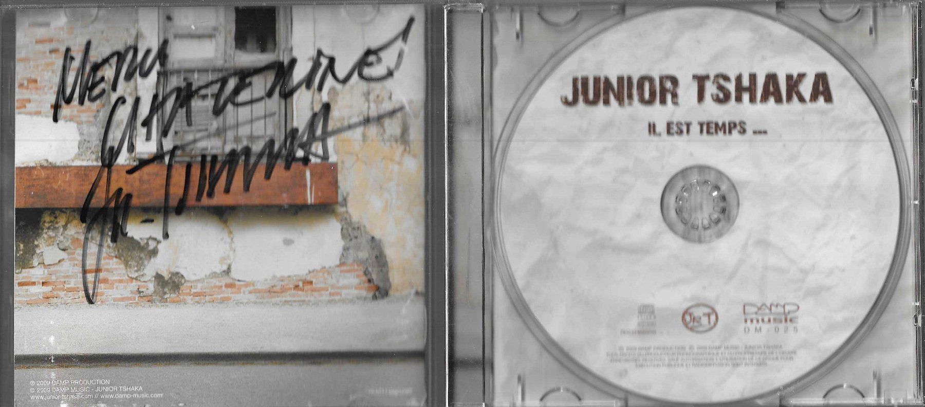 CD: Junior Tshaka - Il est temps... - Dédicacé – Usato da Savagnier venduto da Ne2065 1
