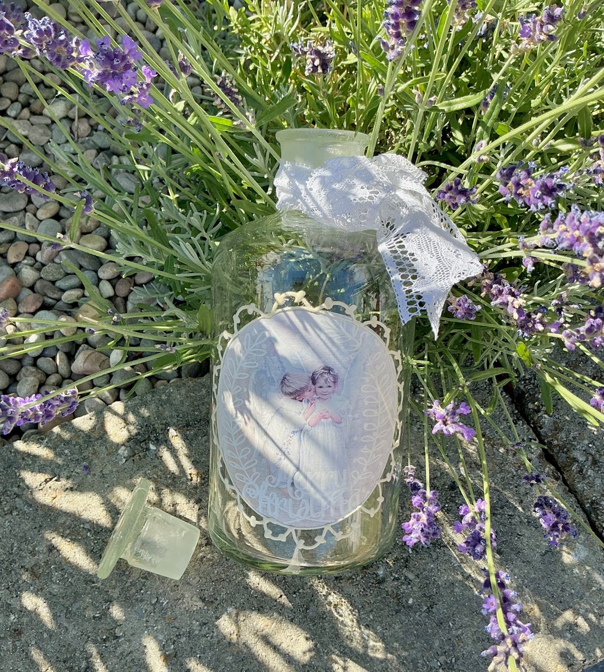 Gas-Geräte & -Technik: TOLLE SHABBY GLASFLASCHE – Gebraucht aus Zell LU von Silvermemory 6