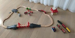 Holzeisenbahn brio & Co inkl. Zubehör