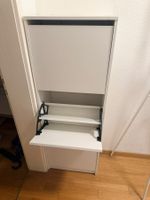 IKEA BISSA Schuhschrank 3 Fächer weiss 49x28x135 cm