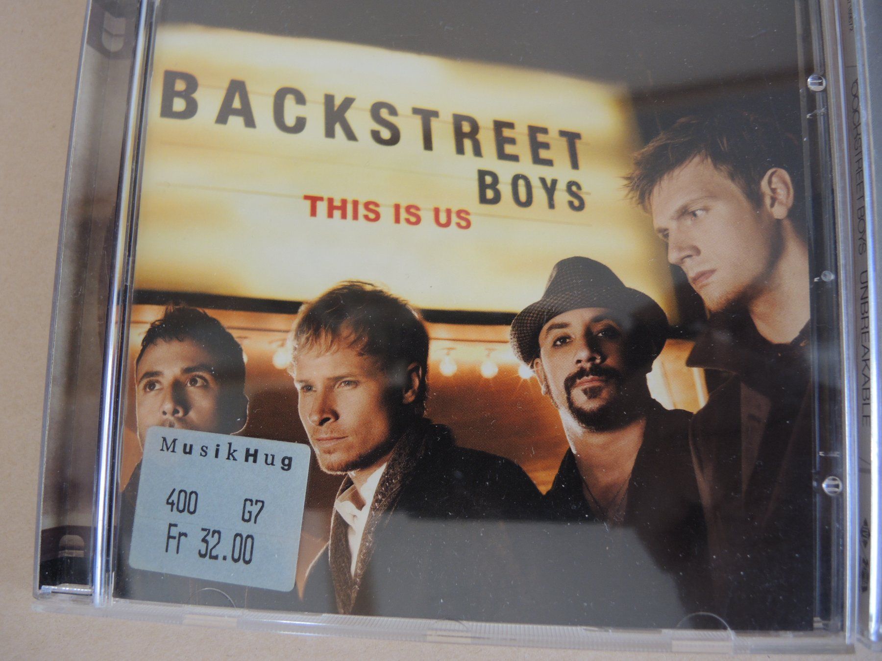 CD: 2 x CD BACKSTREET BOYS THIS IS US - Unbreakable – Usato da Rorschach venduto da maeck8 1