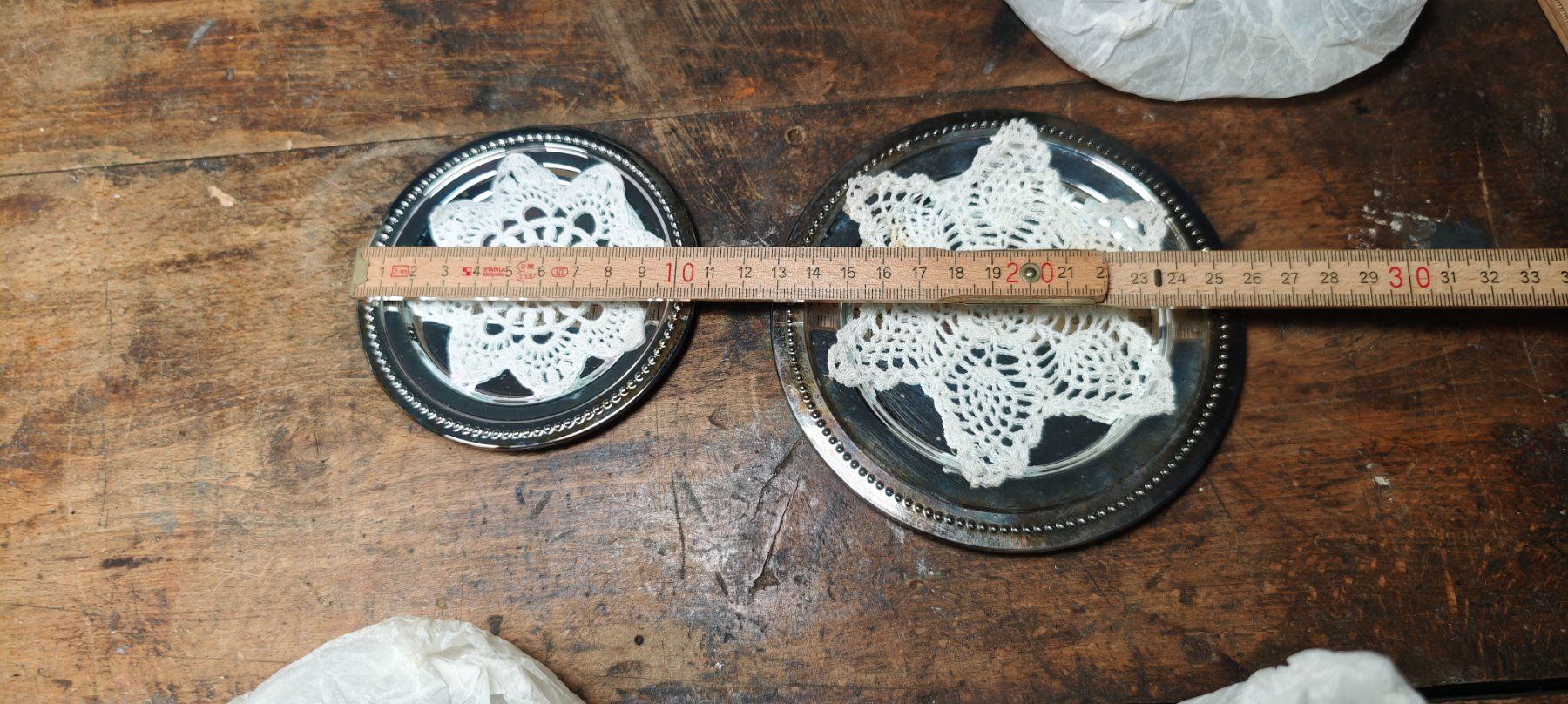 Sottobicchieri: Wunderschöne alte Vintage  Glasuntersetzer – Usato da Gelterkinden venduto da MYSTOREFORYOU4460 8