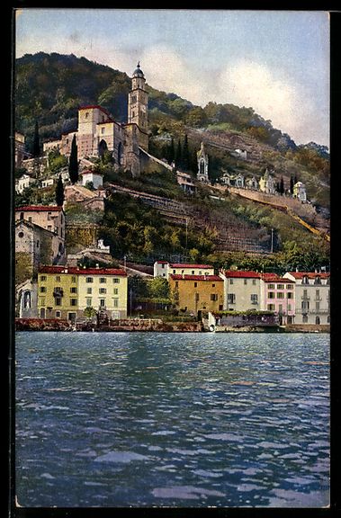Ansichtskarten: AK Morcote /Lago di Lugano, Panorama – Gebraucht aus Berlin von bartko-reher