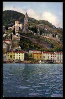 AK Morcote /Lago di Lugano, Panorama