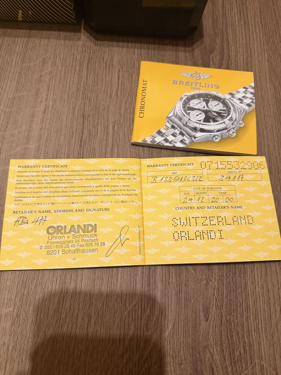 Breitling Orologi: Breitling Chronomat – Usato da Brienz BE venduto da dzubricky 3