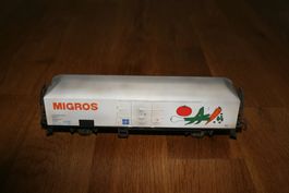 Rivarossi HO 2106 Kühlwagen Migros gealtert