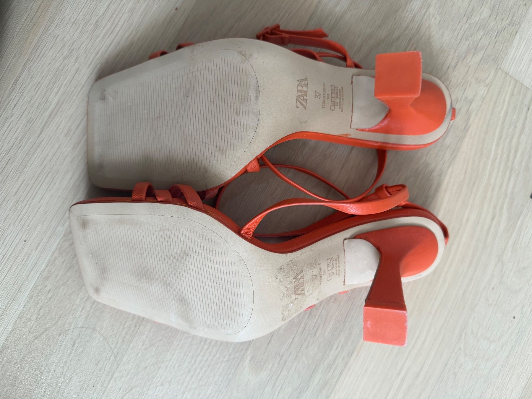 Zara Scarpe da donna: ZARA Sommer Sandale Gr. 37 Orange Neu – Nuovo e nell'imballaggio originale da Itingen venduto da Granini_93 2