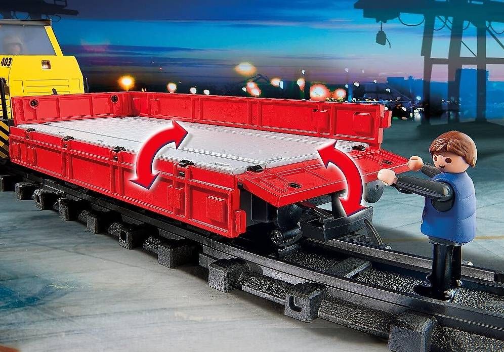 Playmobil Giocattoli: Playmobil RC Train 5258 Güterzug  XXL – Usato da Reinach BL venduto da Playmobilist 5