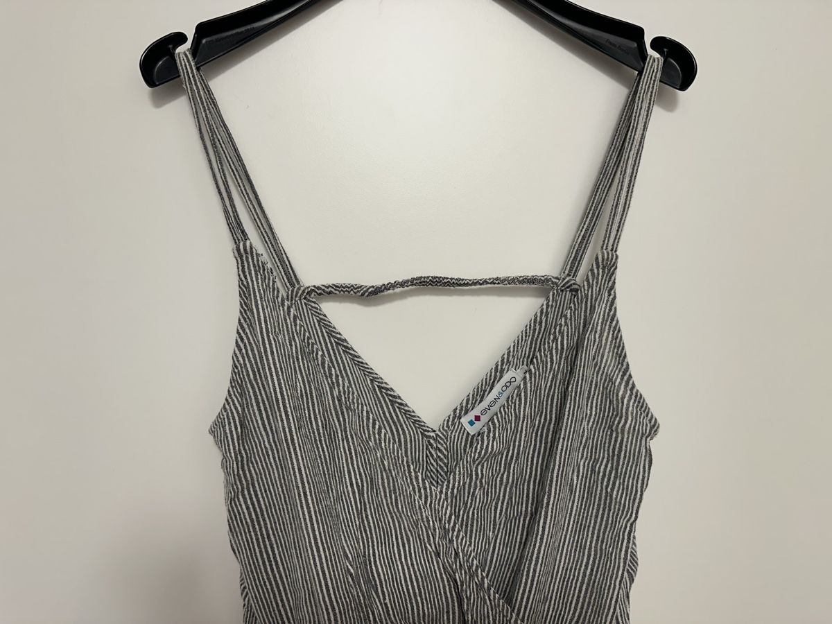 Jumpsuits: Jumpsuit - Even & Odd - weiss grau gestreift - L – Gebraucht aus Zug von tami12 2
