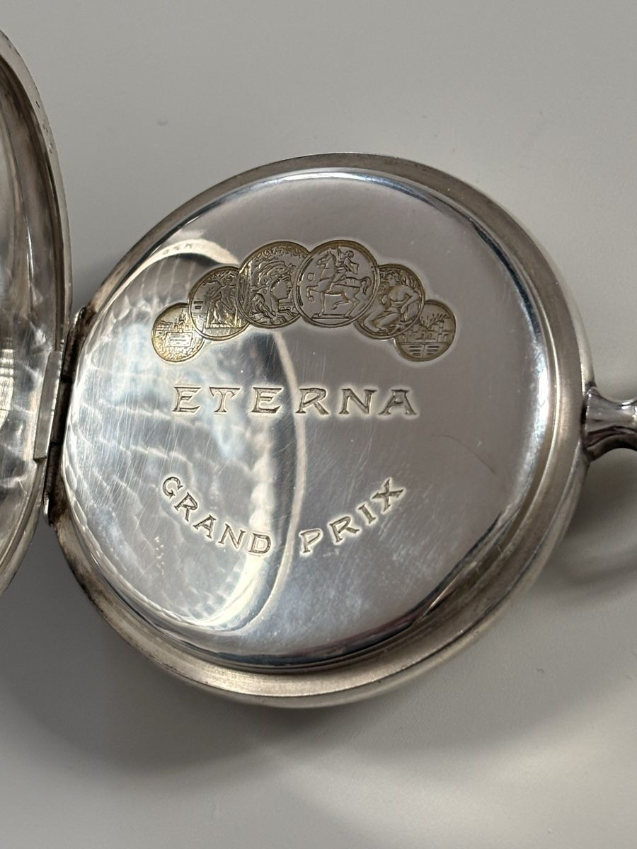 Eterna Orologi: Taschenuhr Haldengut Bier nicht Feldschlösschen – Usato da Neuenhof venduto da redballexpress 5