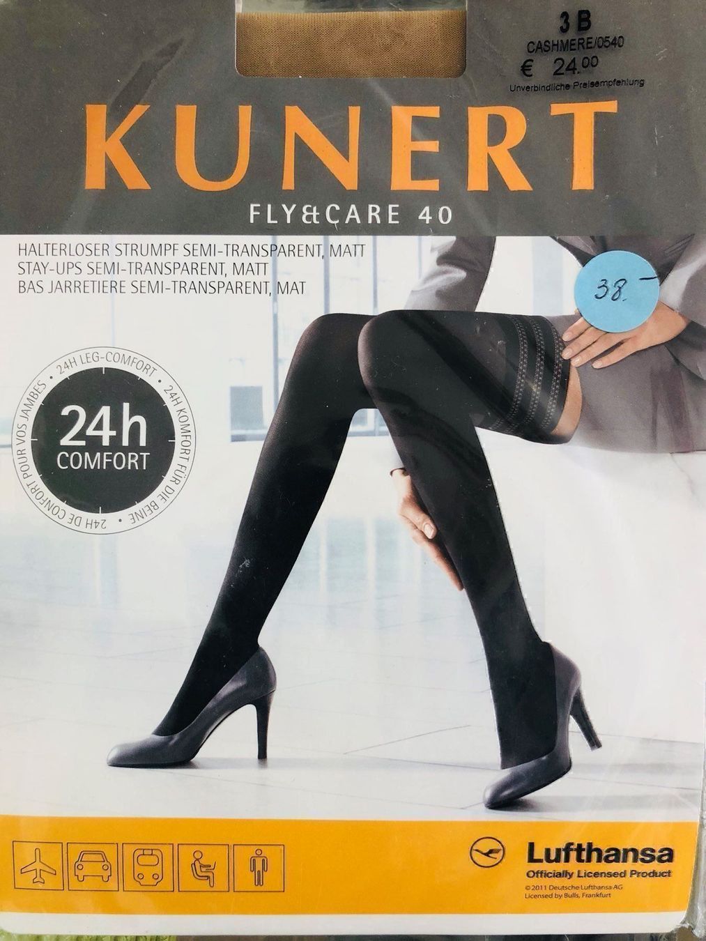 Kunert Strümpfe & Strumpfhosen: Strümpfe KUNERT Fly&Care 40/Cashmere – Neu und originalverpackt aus Zumikon von DamenFashionShop 4