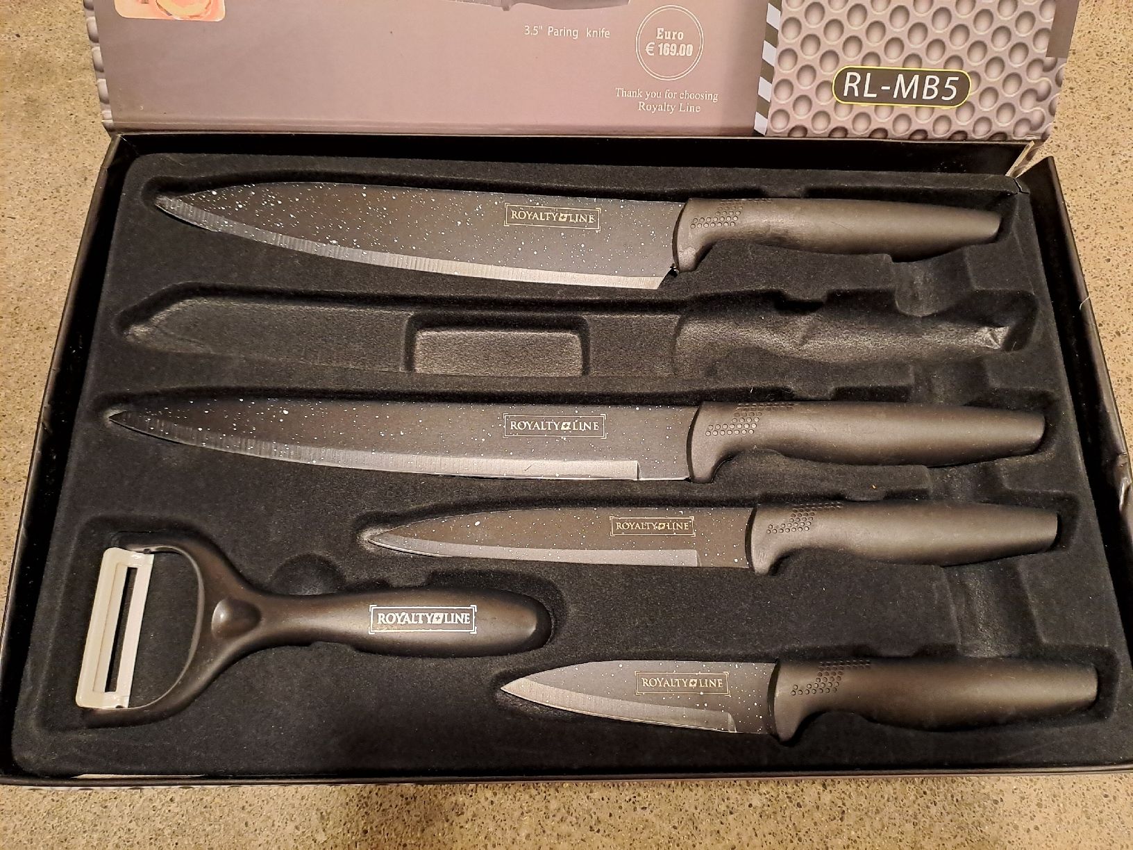 Messer: Royalty Line Messerset, 5-teilig, Küchenmesser – Neu (gemäss Beschreibung) aus Münchenbuchsee von Babsique