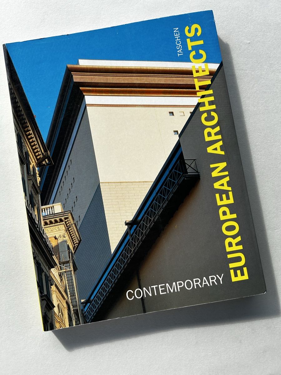 Libri: Taschenbuch "European Architects" – Usato da Zürich venduto da Coffeetable88
