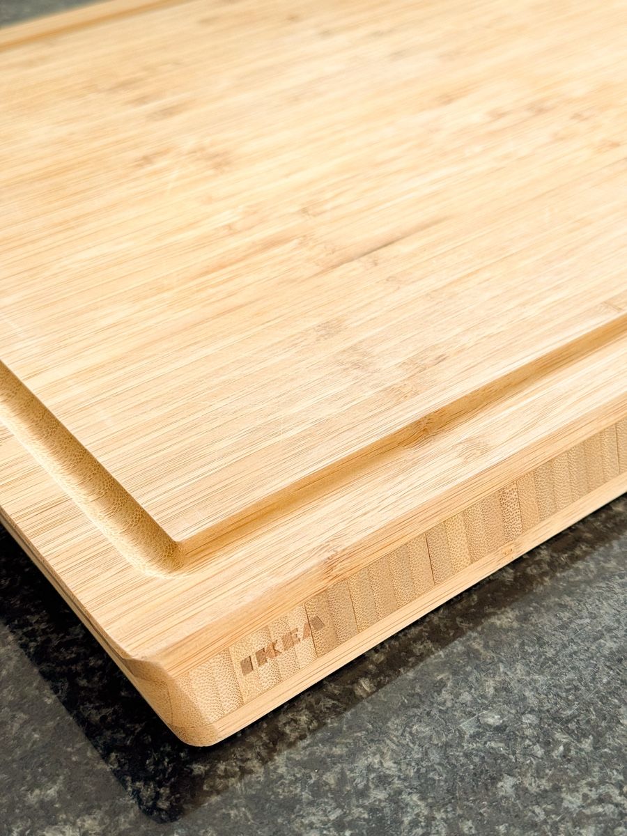 Grosses Schneidebrett (Hackblock) Bambus Ikea 45x34cm (Gebraucht) in Galmiz  fr CHF 6.3  mit Lieferung auf Ricardo kaufen