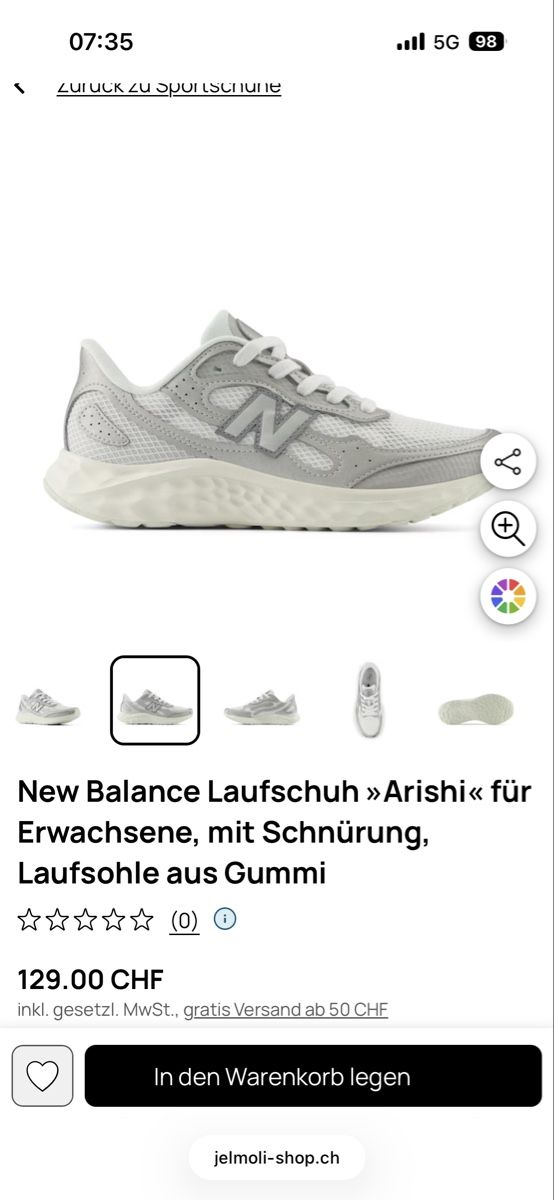 New Balance Chaussures femmes: New Balance Arishi – Neuf (Voir description) à Hinwil par Franzisk08